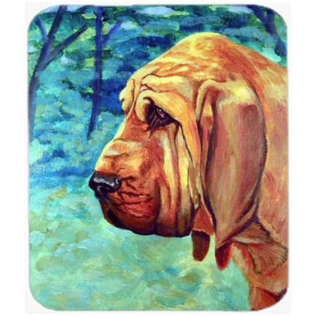 CAROLINES TREASURES 9.5 x 8 in. Bloodhound Thoughtful Mouse Pad- Hot Pad or Trivet 7013MP